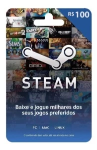 Saldo steam para comprar jogos/skins