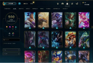 Conta LoL nivel 1118 200 skins incluindo lux elementalista - League of Legends