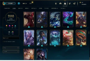 Conta LoL nivel 1118 200 skins incluindo lux elementalista - League of Legends