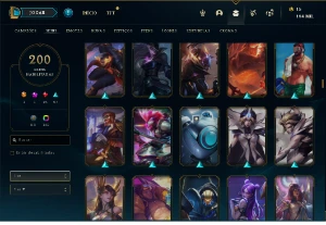 Conta LoL nivel 1118 200 skins incluindo lux elementalista - League of Legends