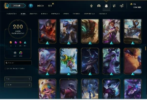 Conta LoL nivel 1118 200 skins incluindo lux elementalista - League of Legends