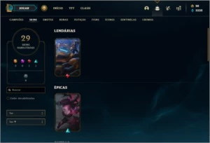 Conta unranked com Corki Ovni, Kayle Juiza e Rammus Rei - League of Legends LOL