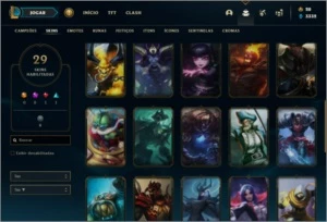 Conta unranked com Corki Ovni, Kayle Juiza e Rammus Rei - League of Legends LOL