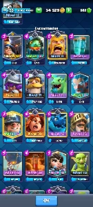 Conta Clash Royale 4779 Troféus // VALOR NEGOCIÁVEL
