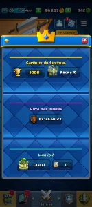 Conta Clash Royale 3000 Troféus