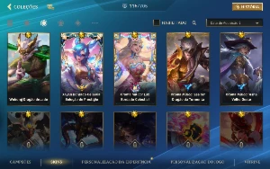 Conta lol: wild rift com diversas skins - League of Legends: Wild Rift LOL WR