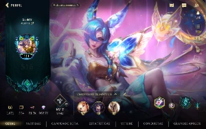 Conta lol: wild rift com diversas skins