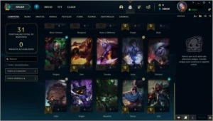 CONTA PLATINA 3,  EMAIL NÃO VERIFICADO,  30K ESSENCIA AZUL - League of Legends LOL