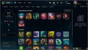 CONTA PLATINA 3,  EMAIL NÃO VERIFICADO,  30K ESSENCIA AZUL - League of Legends LOL