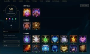 CONTA LOL - 2 SKINS, ULTIMATE 2 LENDÁRIAS+ VALORANT PRATA 3 - League of Legends