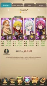 [VENDO] conta TOP 7DS Nanatsu no Taizai no global - Outros