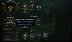 🔥 CONTA ACC LEAGUE OF LEGENDS GOLD I C/ 57% WR 🔥 LOL