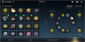 Conta Mestre 60% Win rate - League of Legends: Wild Rift LOL WR