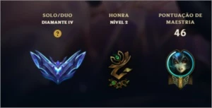 CONTA DIAMANTE 4 LEAGUE OF LEGENDS (smurf) LOL