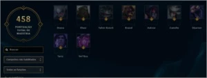 CONTA D3 10 RUNEPAGES 129 champs  90 skins 60% WINRATE - League of Legends LOL