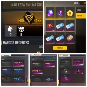 CONTA INICIANTE NÍVEL 5 - Free Fire