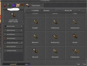 ELDER DRUID 130 45 DIAS DE PA - SOLIDERA - Tibia