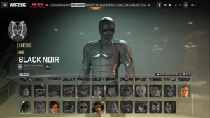 conta warzone com black noir, 21 savage, lara croft e homela - Call of Duty COD