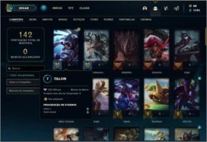 Conta ouro 2 com 24 skins e 66 champs - League of Legends LOL