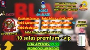 BLAZE ROBÔ SEM GALE +10 SALAS PREMIUM  (Promoção) - Others