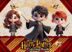 Arquivo Digital Livro de colorir Harry Potter – PDF - eBooks
