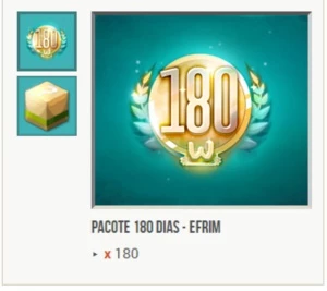 PACOTE BÔNUS 180 DIAS (TODOS SERVIDORES) - Wakfu