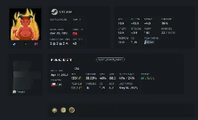 Conta CS2 com 3 medalhas - Counter Strike
