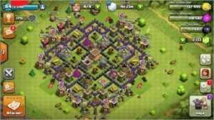 Clash of clans cv8 barato