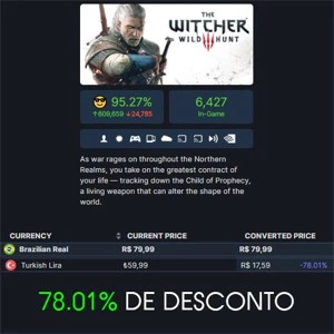 ACC STEAM TURQUIA ( COM SALDO PARA COMPRAR JOGOS ) - Outros