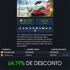 ACC STEAM TURQUIA ( COM SALDO PARA COMPRAR JOGOS ) - Outros