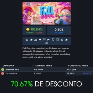 ACC STEAM TURQUIA ( COM SALDO PARA COMPRAR JOGOS ) - Outros