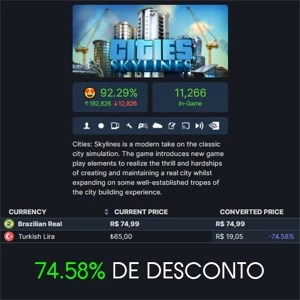 ACC STEAM TURQUIA ( COM SALDO PARA COMPRAR JOGOS ) - Outros