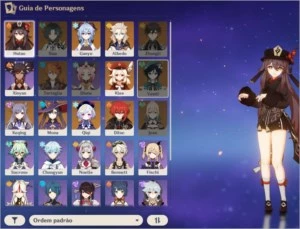 Conta Genshin Ar54 7 Personagens 5 Estrelas - Genshin Impact