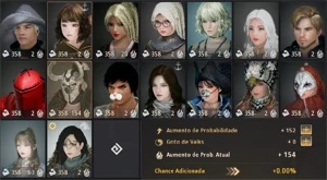 Conta black desert Guardian 645gs, 1.8k de peso