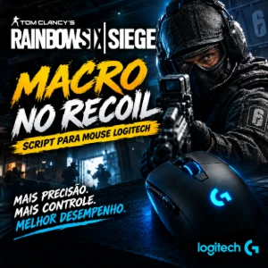 🎮 R6 Siege | Macro No Recoil | Logitech G Hub / Lgs | Opera - Outros