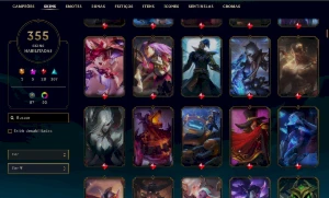 Conta Ouro 4 - 355 SKINS - League of Legends LOL