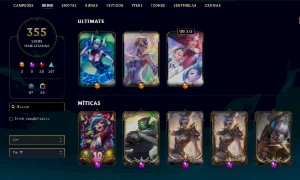 Conta Ouro 4 - 355 SKINS - League of Legends LOL