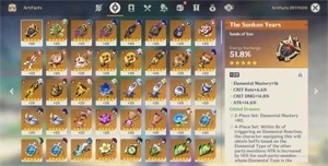 Conta Genshin Impact AR 57 Xiao + Jade + 11 5*