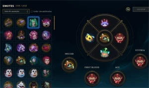 Conta Todos os Campeões - 195 skins - League of Legends LOL