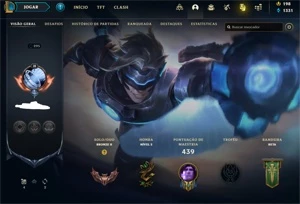 Conta Todos os Campeões - 195 skins - League of Legends LOL