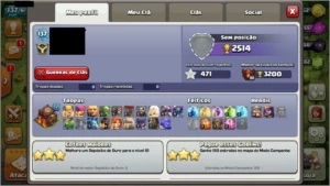CV 10 level 137 REI E RAINHA LVL 32+ - Clash of Clans