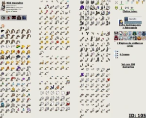 Conta masculina habbo com 180 diamantes, visuais raros, efei