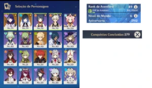Raiden + Yelan + 250 Tiros - Genshin Impact