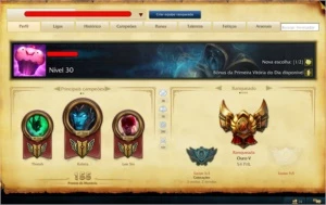 Conta LoL - Gold 5 Season 6 - 35 Skins - 100+ Champs - League of Legends