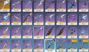 AR 45 - Venti, Zhongli, Ganyu, Yae Miko + Harpa Celestial - Genshin Impact