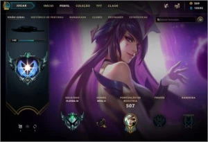 Conta lol Plat 3  197 skin - League of Legends