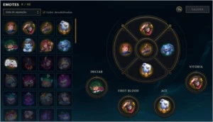CONTA SMURF OURO 4 - League of Legends LOL