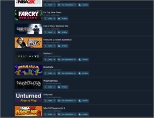 Conta steam com 18 jogos ( so jogo top)