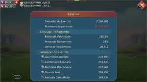 257M T4 7.2M de tropas - Lords Mobile