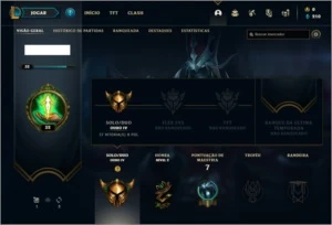Conta ouro 4 com 2 skins e 24 champs - League of Legends LOL